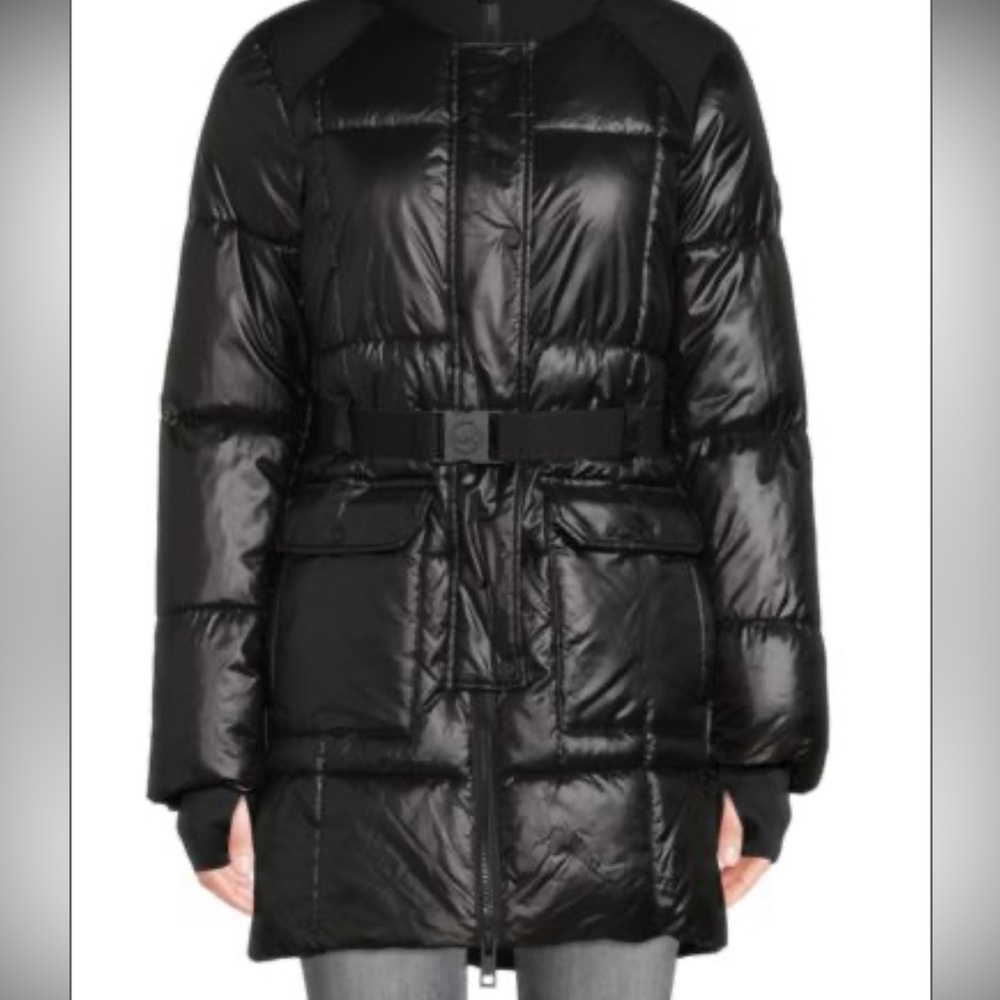MICHAEL Michael Kors Puffer Jacket with Faux Fur Hood